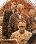 Grant Wood Returned from Bohemia oil on canvas
